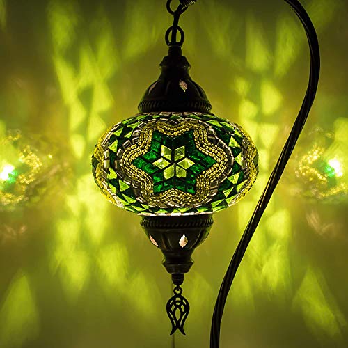 Encuentra reviews de Mesa marroquí - cinco favoritos. 31 Lámpara de mosaico marroquí turco (6 variaciones), lámpara turca, lámpara de mesa hecha a mano con cuello de cisne de vidrio, estilo Tiffany bohemio colorido mosaico noche...