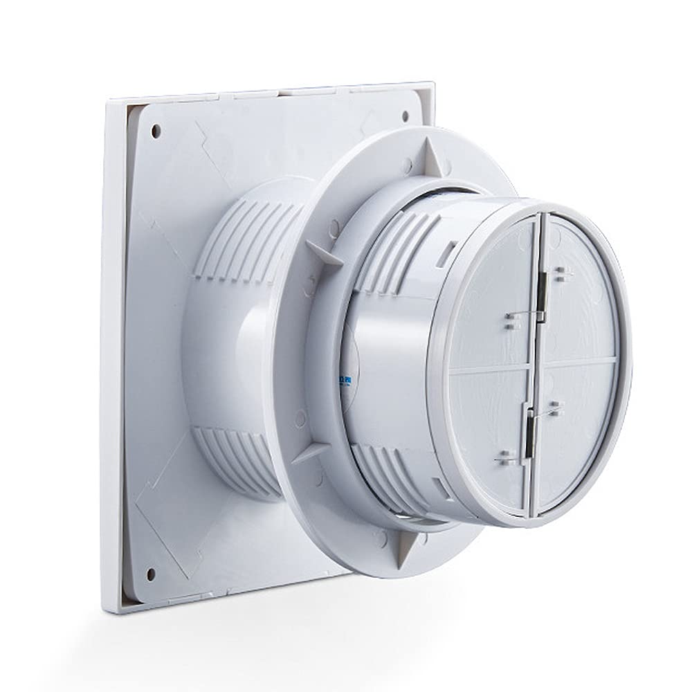 HUGOOME Exhaust Fan 150 mm 18 W 320 m³/h Ventilation Extractor with Anti-Return Check Valve - Image 3