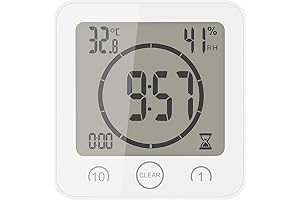 AOZBZ Digital Wall Clock with Timer: The Perfect Timekeeper for Your Kitchen and Shower