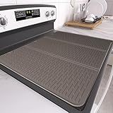 Stove Top Cover for Electric Stove - Foldable Glass Top Stove Cover Protector,Ceramic Flat Top Stove Cover, Induction Cooktop Protector, Oven Cover, 28