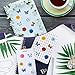 Junkin 600 Pcs Butterflies Flower Stickers for Kids Sunflower Gerbera Daisy Stickers Sheet Insects for Kids Teacher Educational Spring Summer Flower Butterfly Theme Party Classroom Decor
