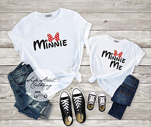 Minnie or Minnie Me T Shirt Black2