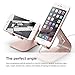 elago M2 Stand [Rose Gold] - [Premium Aluminum][Angled for Video Calls][Cable Management][Modern Design][Compatibility] - for All iPhones, Galaxy, and Other Smartphones