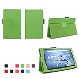 Case for All-New Fire 7 2017 - Premium Folio Case for All-New Fire 7 Tablet with Alexa 7th Generation - (Green)