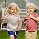 10 Ringwerfseile, mit 1 schwarzer Tasche mit Doppelkordel, Wurfspiele für Kinder, rundes Wurfspielzeug, Outdoor-Spielzeug, geeignet für Geburtstage, Familientreffen