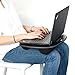 Mind Reader Lap Desk Laptop Stand, Bed Desk, Couch Lap Table, Cushion, Portable, Dorm, Plastic, 17