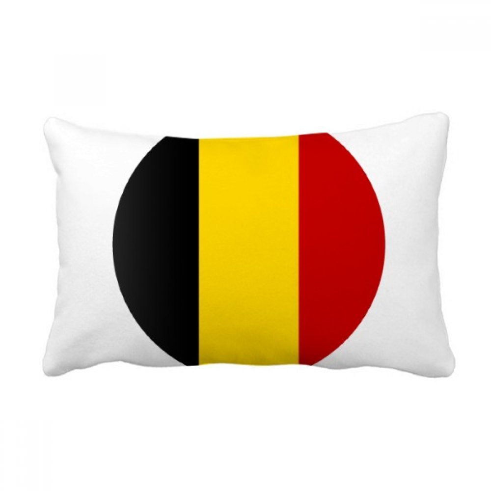 Coussin Belgique motif drapeau au design imprimé de haute qualité
