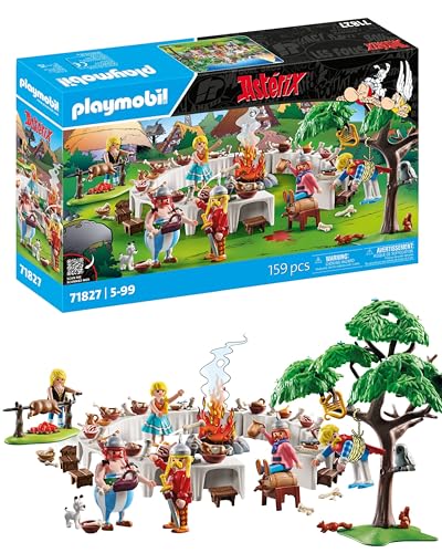 PLAYMOBIL | Asterix | El fest&iacute;n del Pueblo | Set de Juego de Ast&eacute;rix |...