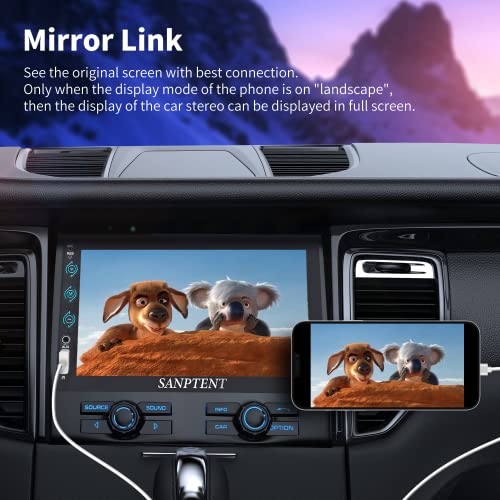 Double Din 7-Inch Full Hd Car Stereo Tochscreen With Apple Carplay & Android Auto, Car Audio Receiver With Voice Control, Fm Radio, Bluetooth, Mirror Link, Backup View Camera, Usb/Av In/Aux Inputs #TOP3