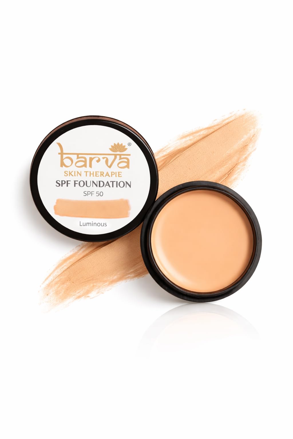 Barva Spf 20, 2 In 1 Full Coverage Semi-Matte Finish Cream Foundation And Concealer For All Skins, Perfect For Indian Skin Tones, 9G (Luminous),1 Count-image-27