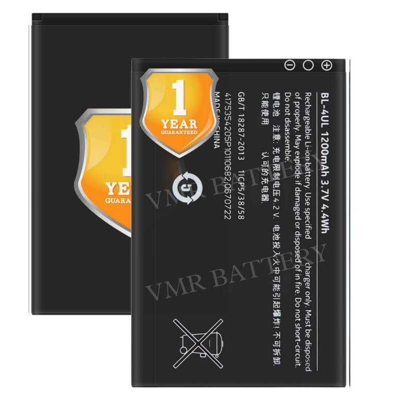 Image of Original BL-4UL BL4UL Battery Compatible for Nokia 3310 3G (TA-1006, TA-1022, TA-1036) | Nokia 3310 4G | Nokia 3310 (2017) | Nokia 5310 (2020) (TA-1212, TA-1230) - (1200mAh) - 1 Year Warranty