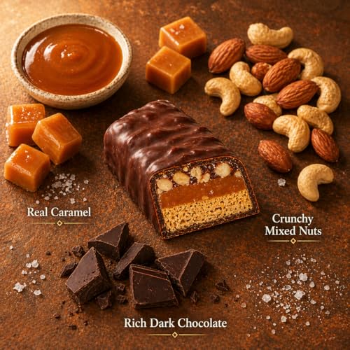 ProteinWise Barra de Proteína Sabor Caramel Nut miniatura 4
