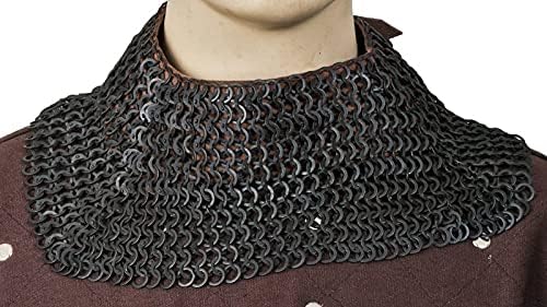 Medieval Gears Brand Chainmail The Standard Aventail Flat Ring Round Riveted SCA
