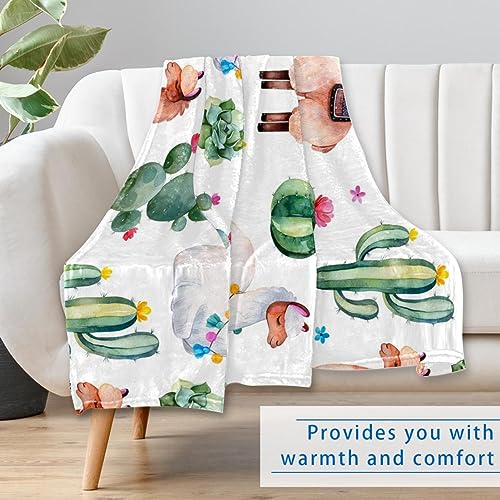 Couverture douce lama idée cadeau enfant plaid doudou pour lit - 7