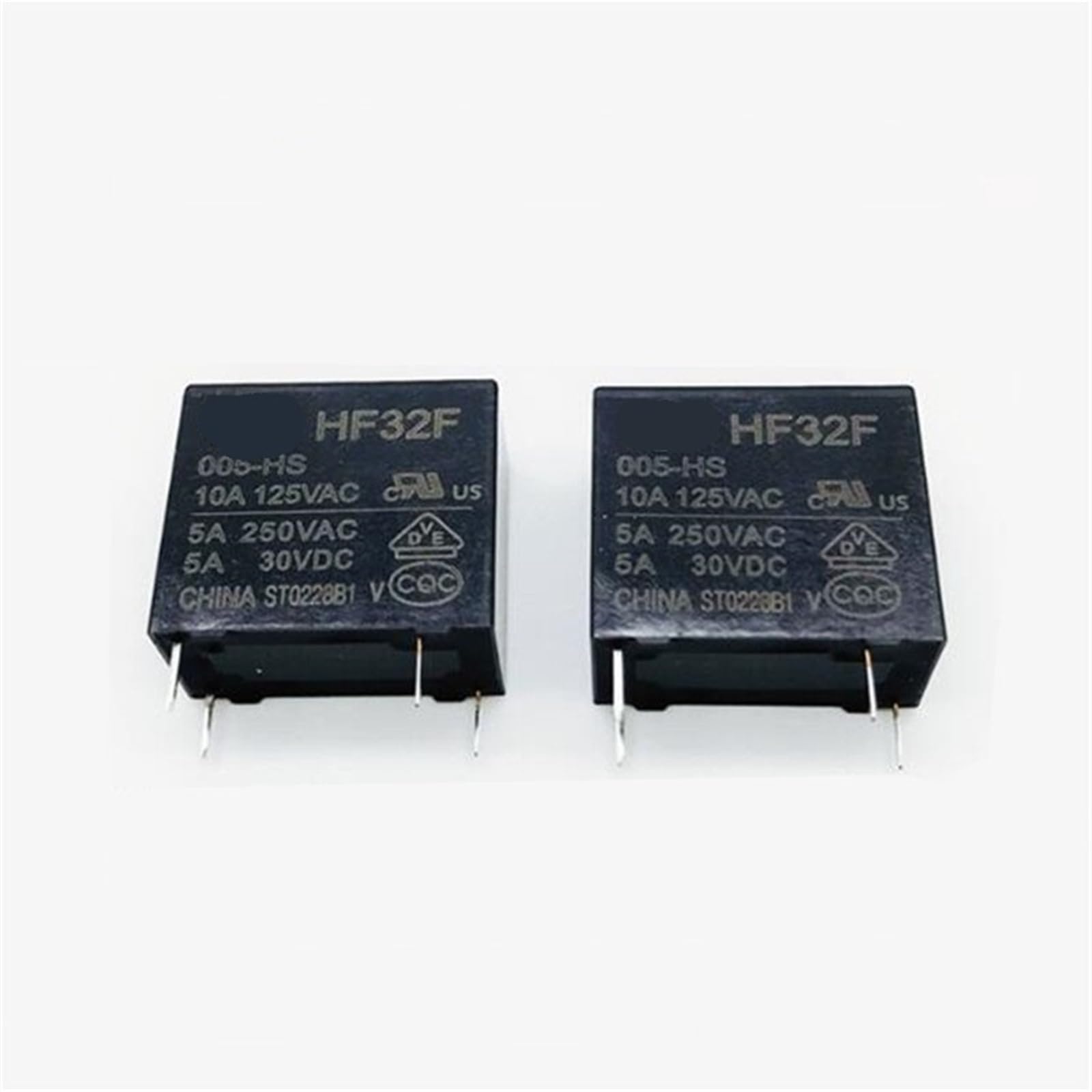 Relais électromécanique JZC-32F 009-HS3 12VDC à souder, pack de 5 composants