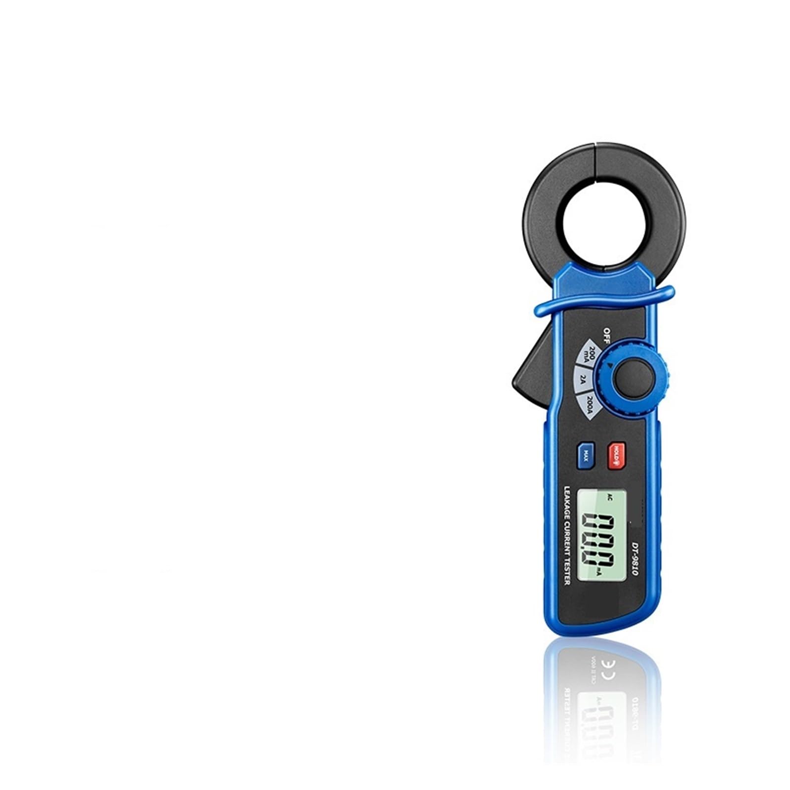 Mini pinza amperimétrica for comprobación de corriente de fuga de CA DT-9810(Bianco)