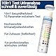100x 10in1 Urinstreifen Teststreifen Selbsttest mit 10 Indikatoren Gesundheitstest Urinanalysestreifen Harnwegsinfektion, Ketose, Diabetes, Glucose, pH, Protein