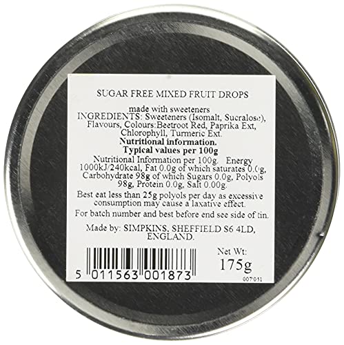 Simpkin Simpkins T/sweets Sf Mixed Fruit 175g miniatura 3