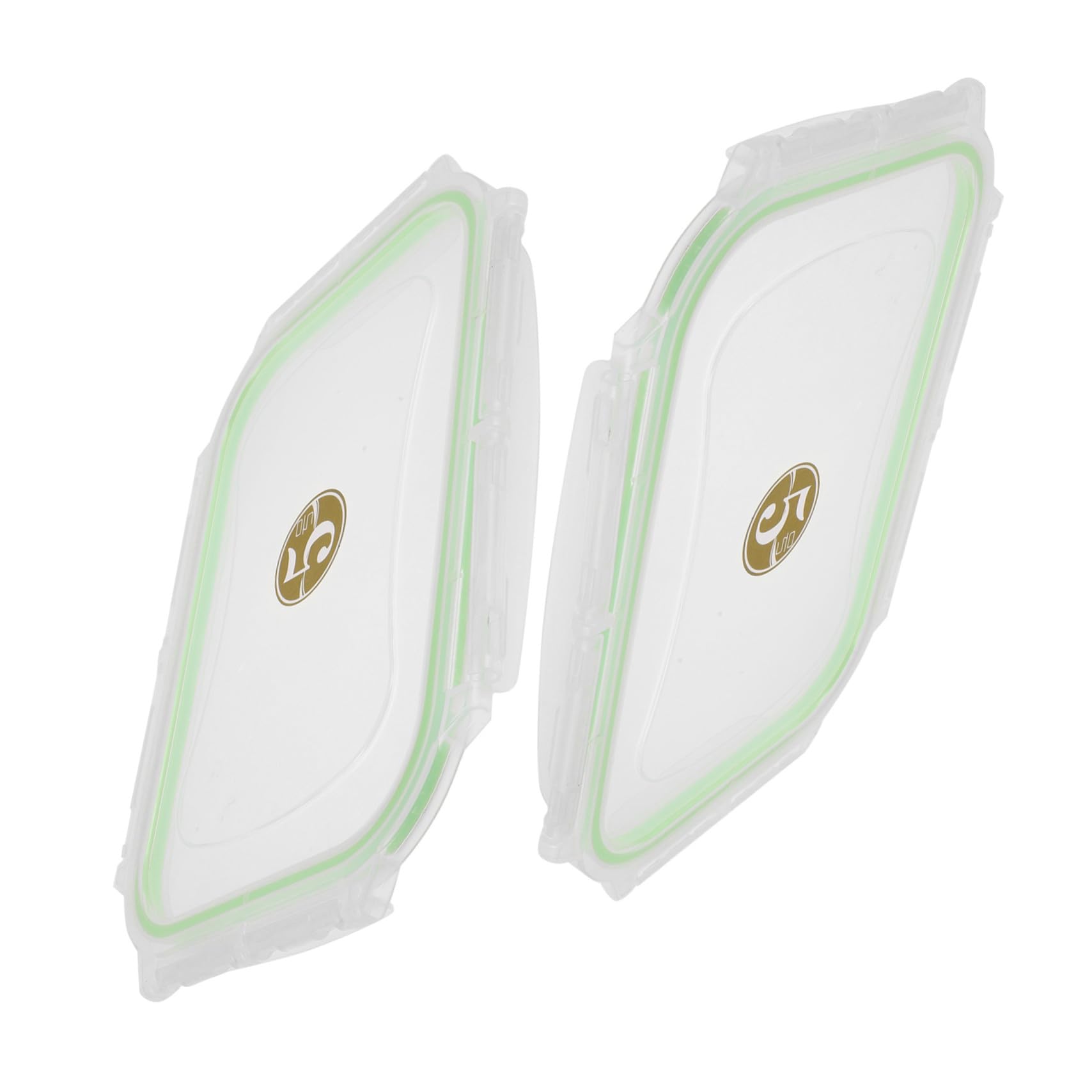 ABOOFAN 10 Pezzi Gelato in Plastica Della Ciotola Alimentare Rettangolare Coppa Gelati Coperchi Copertura Stoccaggio Coperture Per La Gelateria