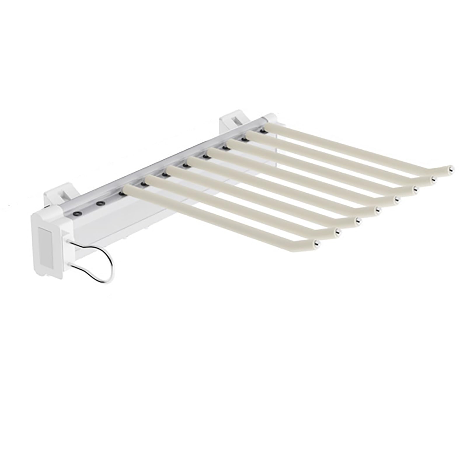 Armoire coulissante rod closet avec rail suspendu extensible blanc LWX