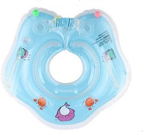 Amazon Co Jp 青リング ベビーフロート プレスイミング お風呂にベビー用うきわ 浮輪 首浮き輪 水遊び 赤ちゃん用 うきわ首リング ダックイエロー お風呂に 浮き輪首 おもちゃ