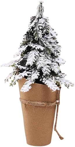 IAMAGOODLADY Halloween Decorations,Artificial Tabletop Mini Christmas Tree Decorations Festival Miniature Tree Lightning Deals of Today Prime