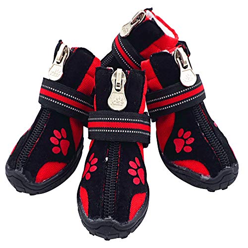 URBEST Dog Winter Shoes, Dog Boots Sports NonSlip Pet Dog AntiSlip