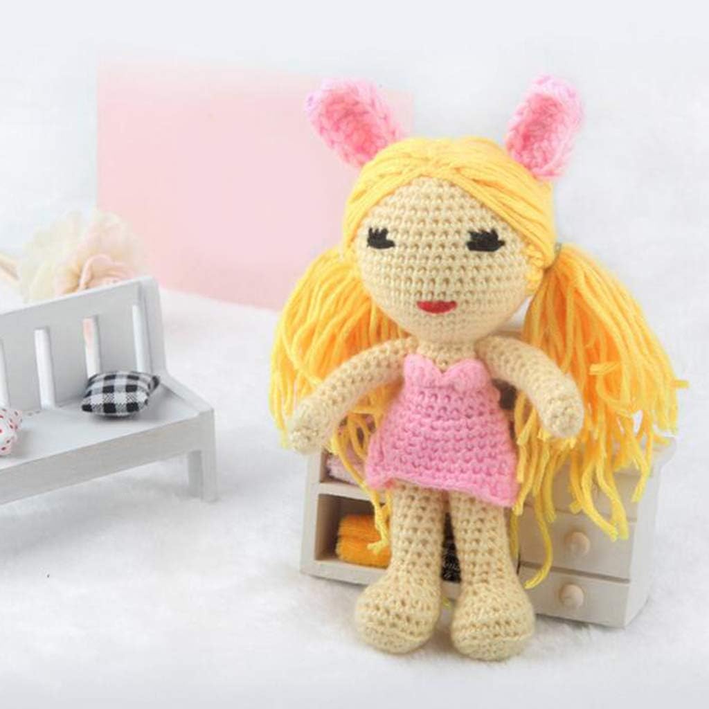 Amazon Co Jp ぬいぐるみ 人形を編む Diy 女の子 デザイン手作り かぎ針編みキット 子供用 ホビー