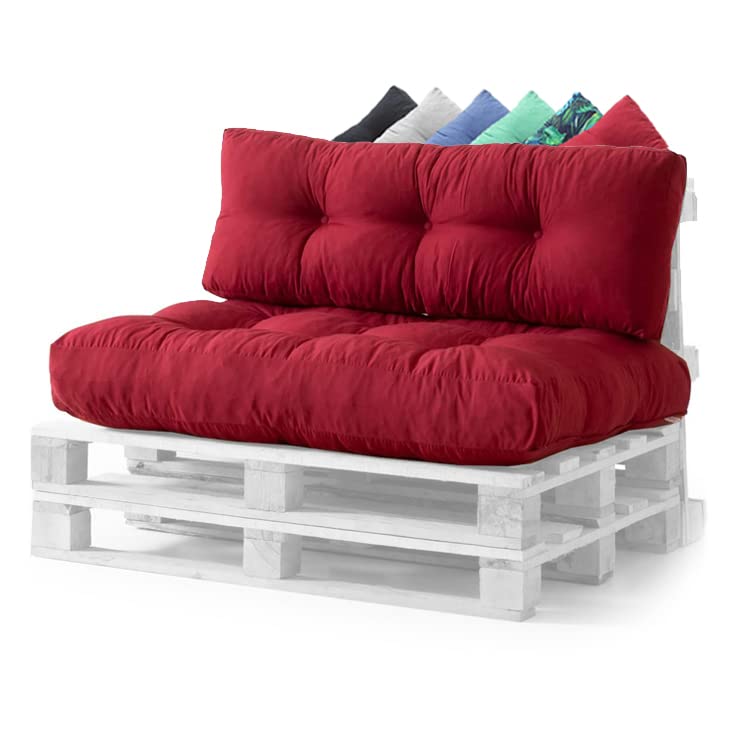 diMio Palettenkissen - Sitzkissen, Rückenkissen oder als Set,...