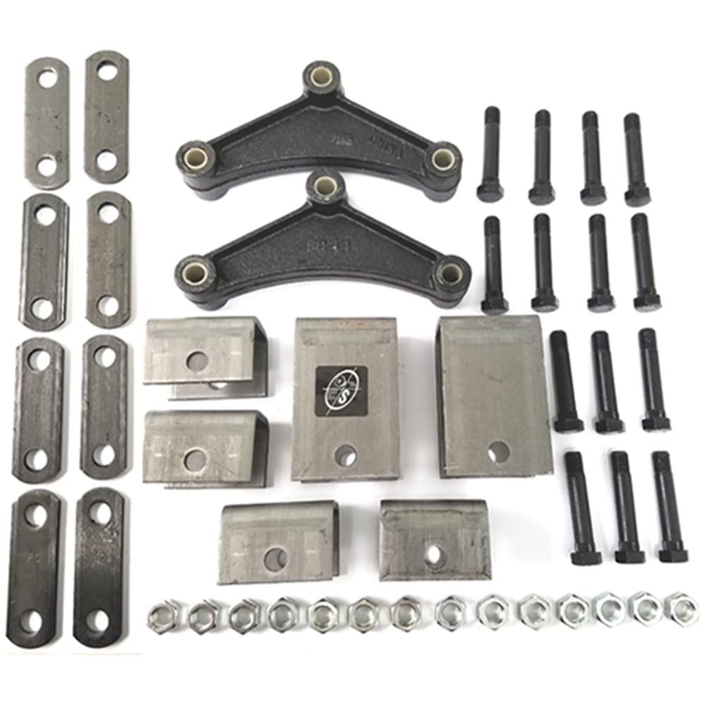 SOUTHWEST WHEEL 5,200 lbs. Dual Trailer Axle Suspension Kit Incl. Leaf Springs, Hanger & U-Bolt kit