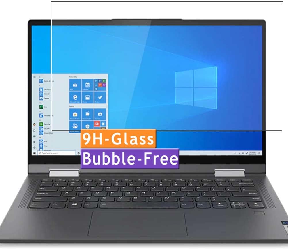 Tempered Glass Screen Protector, compatible with Lenovo Yoga 5G 14" Laptop Visible Area Cover Only, 9H Film Protector [Not Full Coverage]