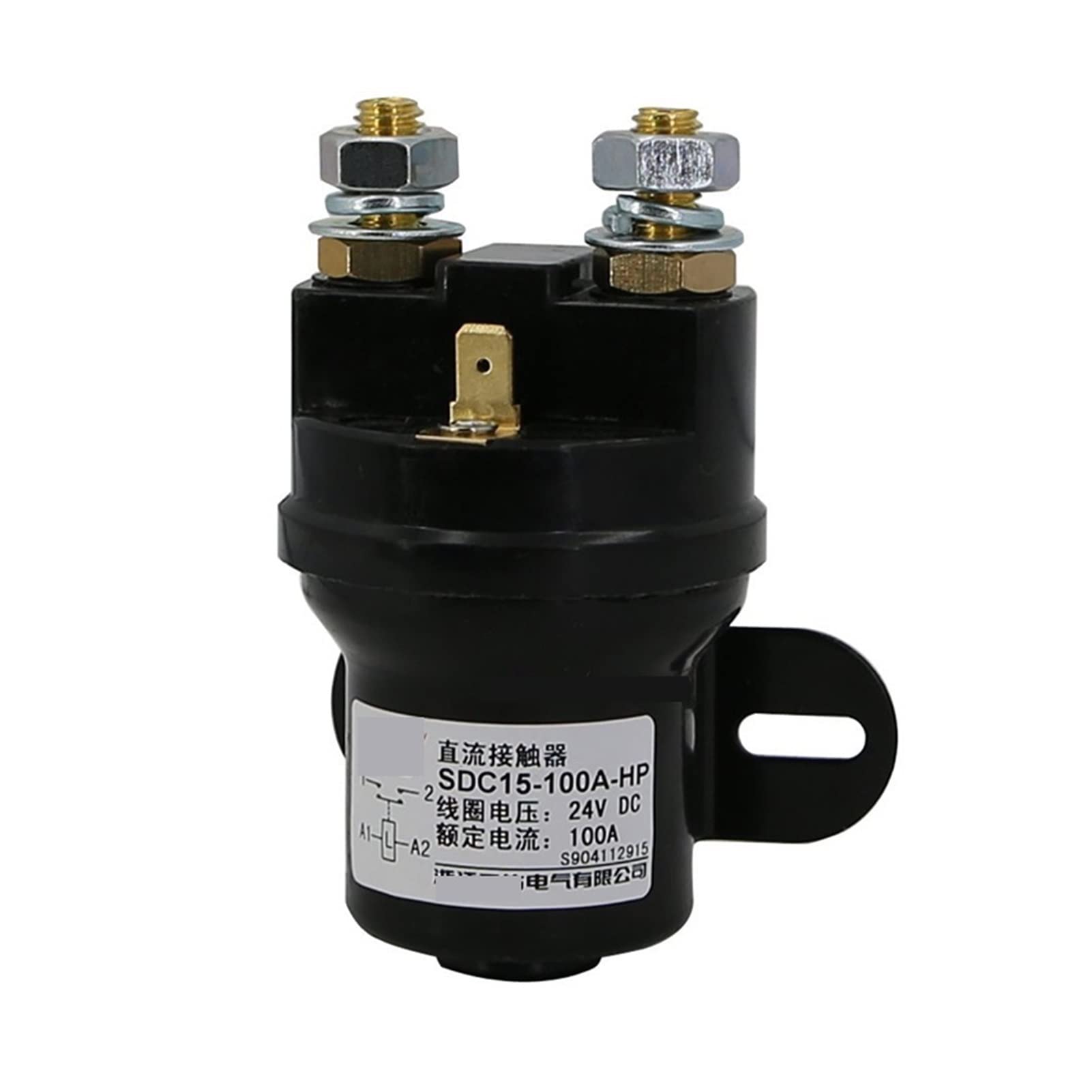 Relais de puissance QCC15-100A haute tolérance 12V à 120V pour moteur DC