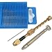 22 Spiral Hand Drill Swivel Pin Vise Twist Drill Bits