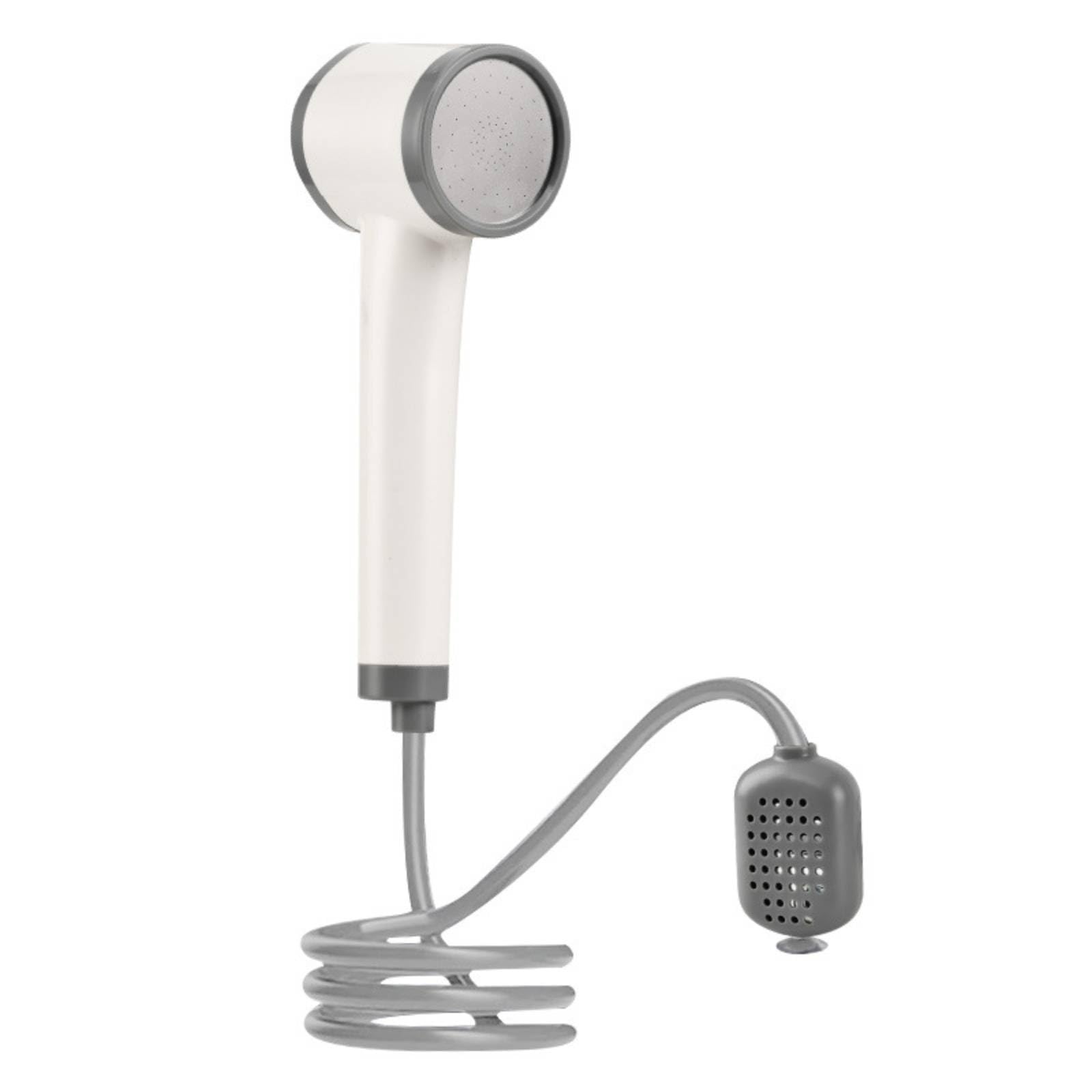 Rociador Eléctrico Portátil Recargable con Flexible y Ajustable Cuerpo Redondo PC Impermeable con Luz LED Indicadora Acuado para Baño Mascotas Viajes, 2A, Sin Varilla Calefactora