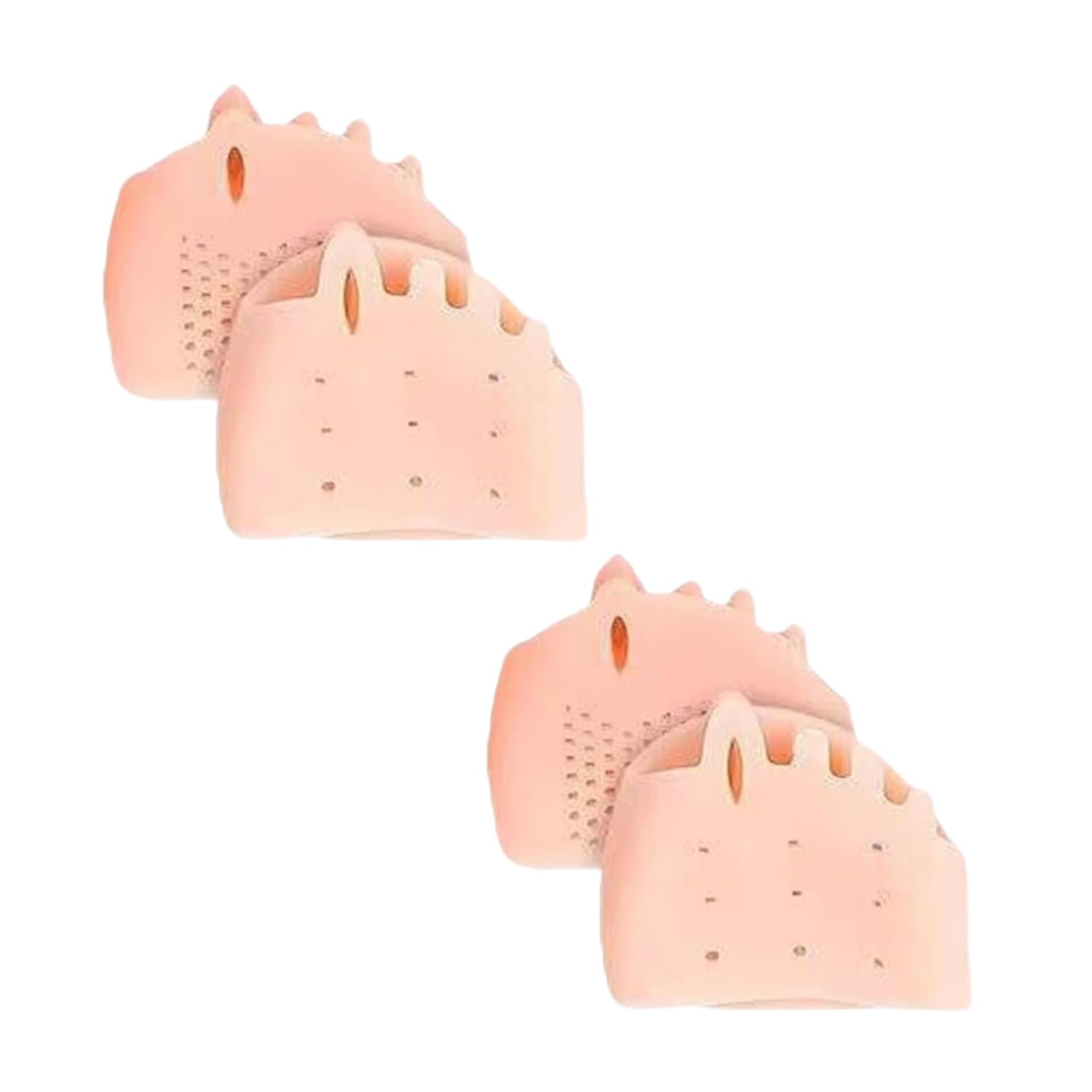 Hyggear Séparateur d'orteils en Silicone pour Femmes, séparateur d'orteils, séparateur d'orteils en Silicone Souple pour Hommes et Femmes, correcteur d'oignon, Coussinets métatarsiens