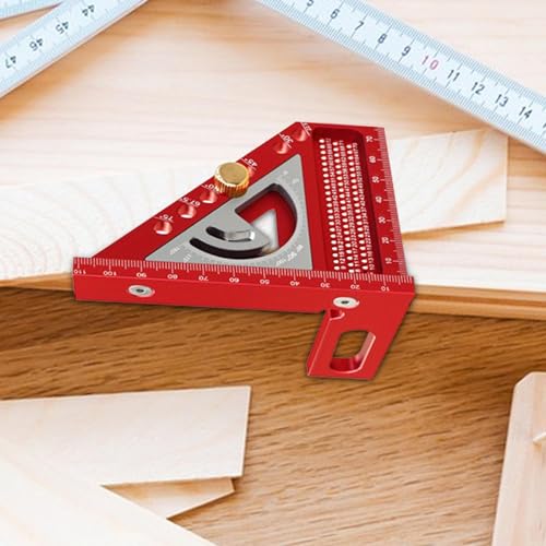 Ranley Multi-angle measuring device, triangular geometry ruler, high precision aluminium alloy for construction, renovation, furniture, metal processing - Image 2