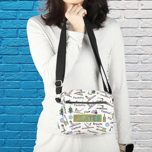 Pilates Crossbody Bag Pilates Instructor gift Pilates Teacher Gift Fitness Instructor Teacher Coach Exercise Workout gift 7