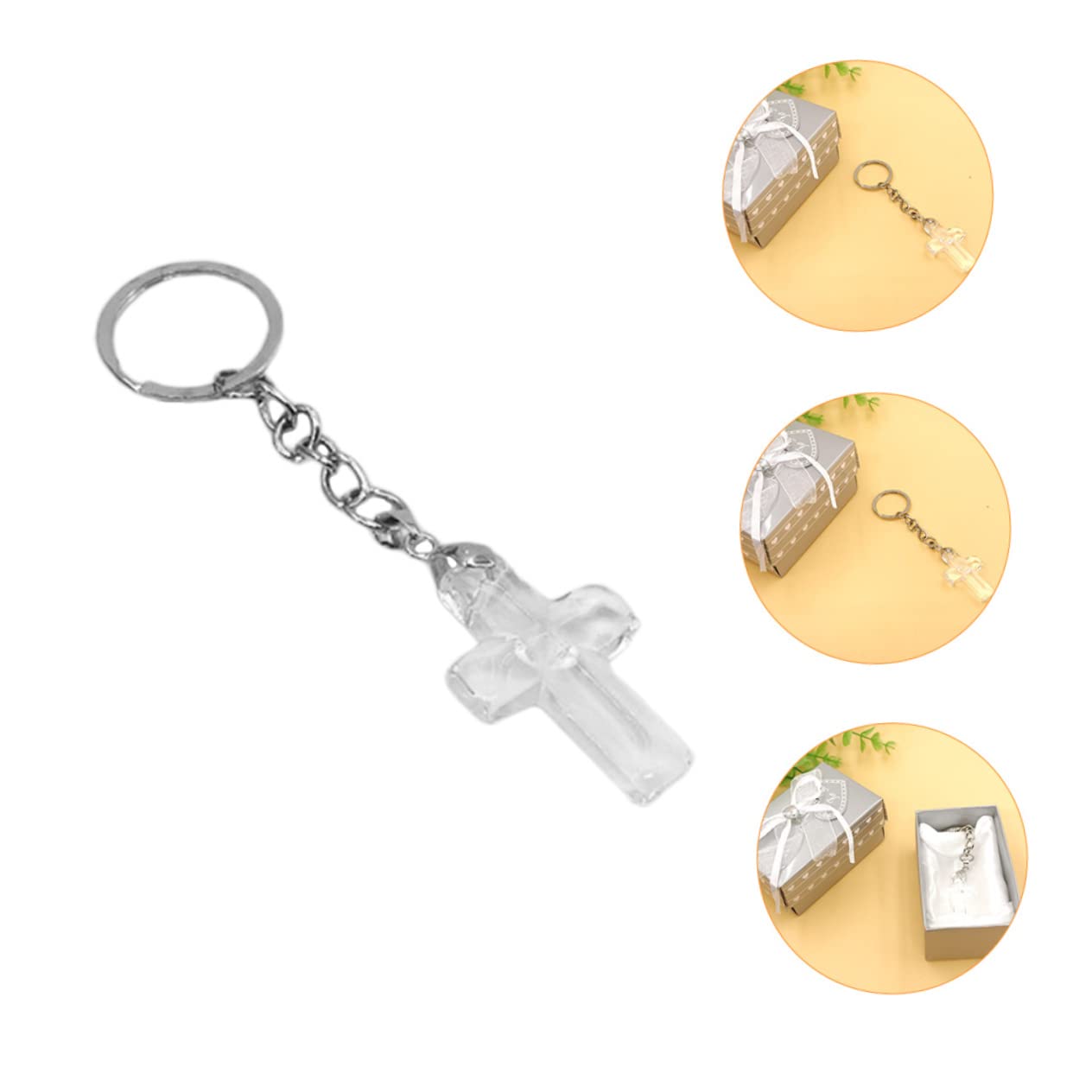 BESTYASH 6pezzi Portachiavi Decorativo Accessorio Religioso Per Chiavi Religiosi e Speciali