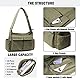 Captain Blues Canvas Messenger Bag Umhängetasche Crossbody Schulter Tote Hobo Bag für Frauen und Männer - Große Tasche mit mehreren Fächern (Grün)