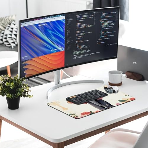 Mouse Pad grande Lucky Elephant con base antideslizante miniatura 6