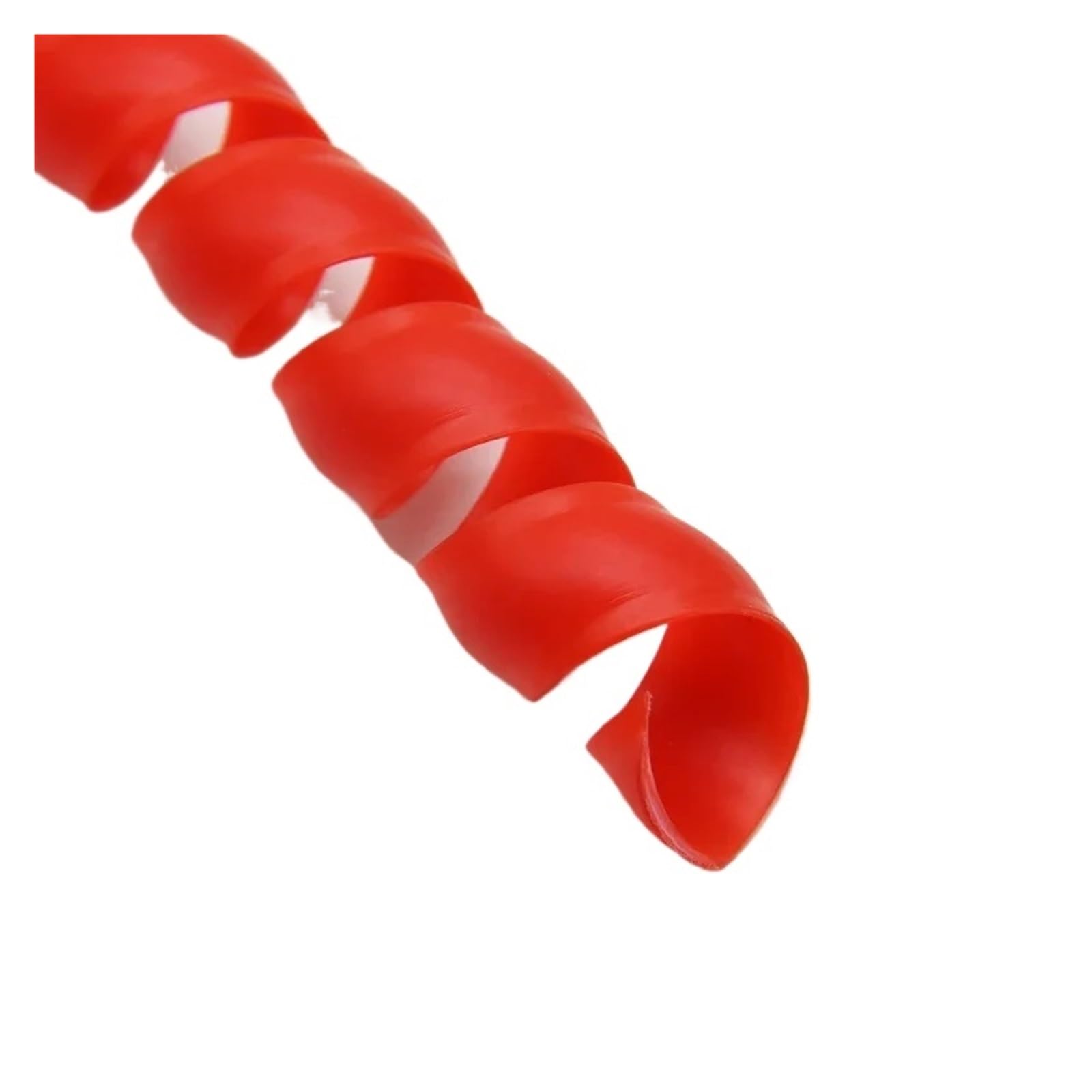 1/3/5 metros 8-35 mm organizador de línea de protección de tubería flexible espiral enrollado cable protector de cable funda de cable (rojo, ID 14 mm _ 5 metros)