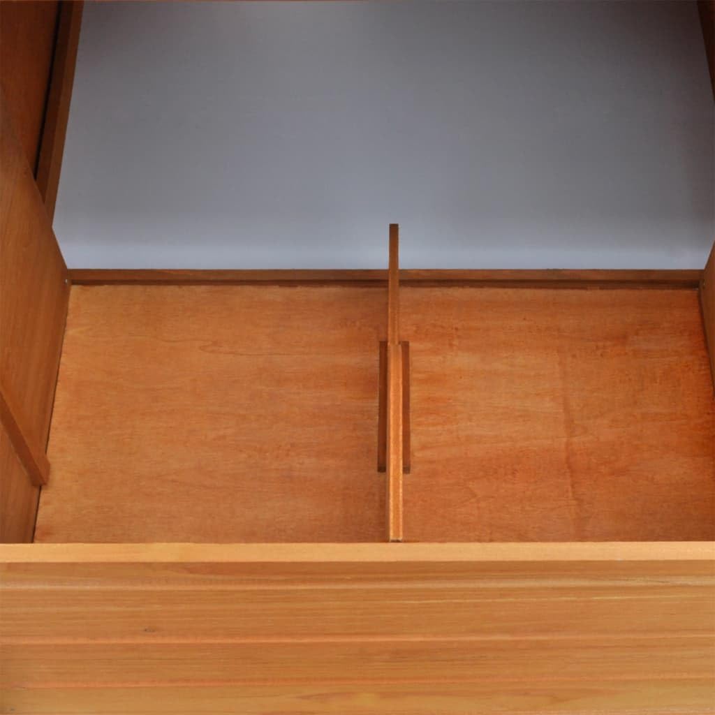 Pollaio da esterno con 1 casetta per uccelli 192 x 75 x 103 cm, legno marrone e verde 02_0001697