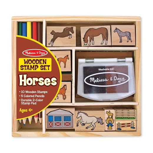 Melissa & Doug Horse Stable Stamp Set