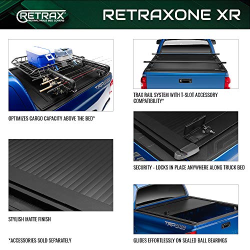 RetraxONE XR Retractable Truck Bed Tonneau Cover | T-60851 | Fits 2016 - 2023 Toyota Tacoma Double Cab 5' 1" Bed (60.5") - Image 5