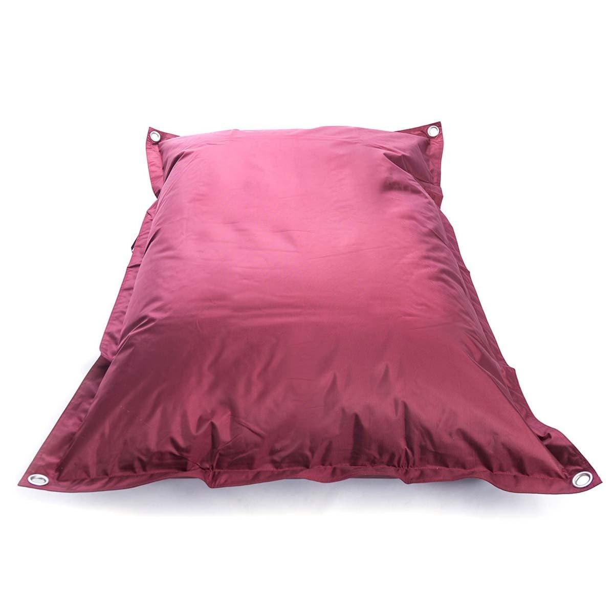 LiveDeco - Copertura Vuota per Pouf Gigante XL Impermeabile Esterno Prugna Iron Raw BiG52