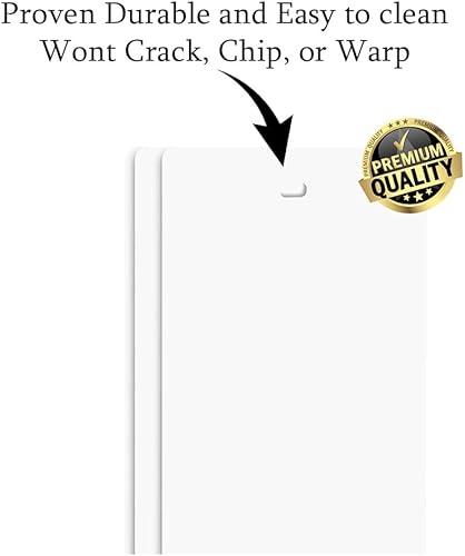 Miniatura 10 de Láminas de repuesto para persianas verticales de PVC, suaves y curvadas (blanco) elige el tamaño y la cantidad (46.5 pulgadas) (paquete de 34)