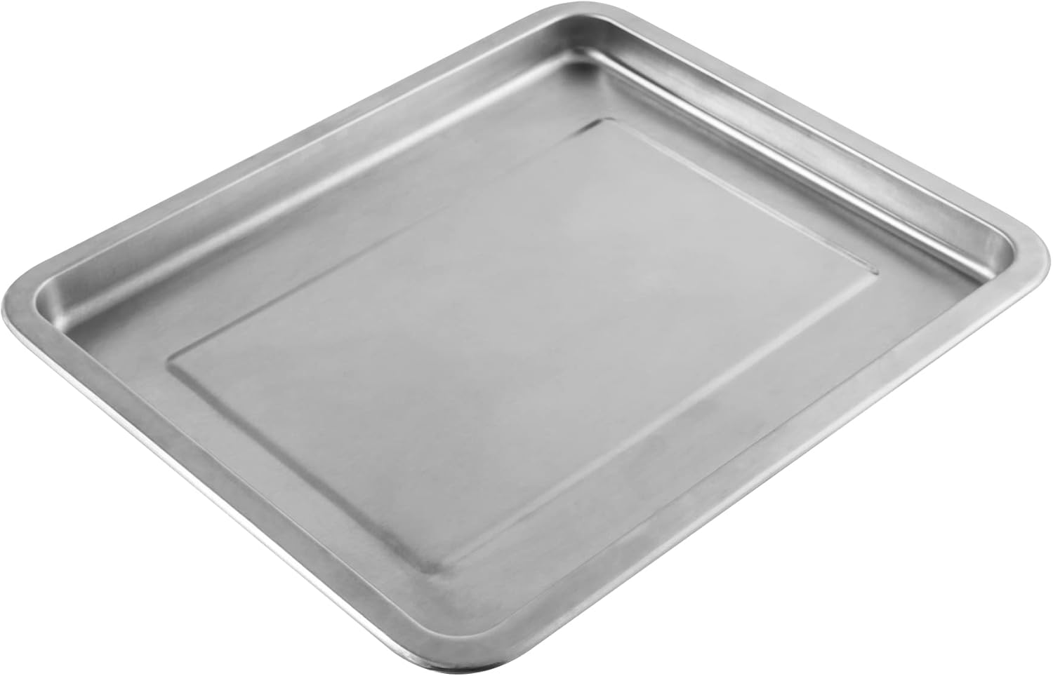 Nuwave Genuine Heavy Duty 18/8 Stainless Steel Tray by Original Manufacturer, Compatible with Bravo XL Models, Convectional Ovens, 14.5 x 11.94 x 1.28 inches