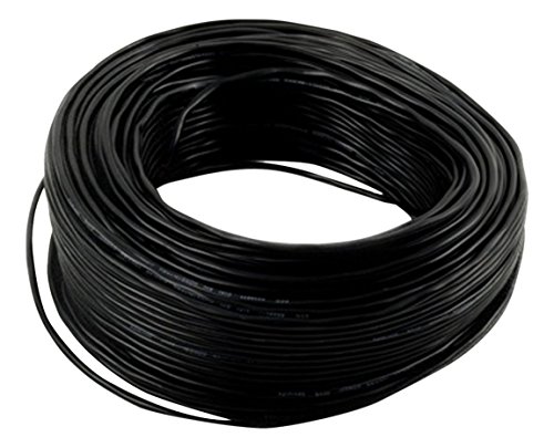 ALEKO LM15140FT 2 Core Electrical Wire Cable Conductor for Gate Openers Accessories 40 Feet Black