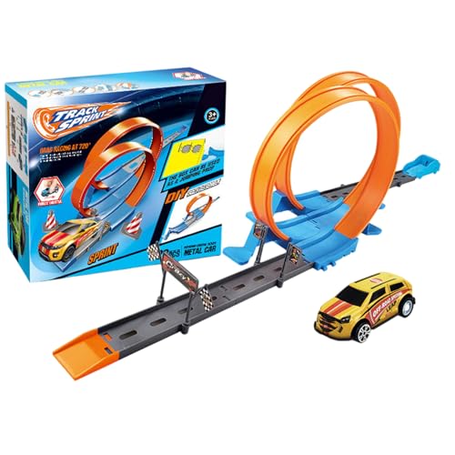 Ajuste del Set de Autos de : Auto de Juguete de Pista Flexible, Divertida de Carreteras Flexibles | Tire de Retroceso del Kit Coche, Dispositivo de Carretera