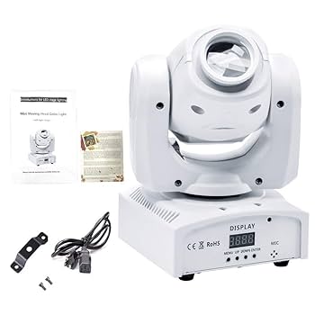 Amazon | U`King 60W ムービングライト DMX512 ステージ ライト